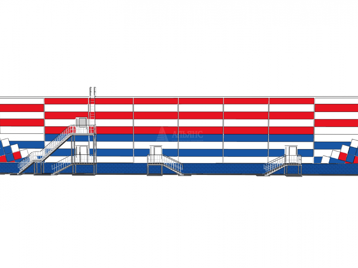 3D визуализация Магазин из сэндвич-панелей - фото 17