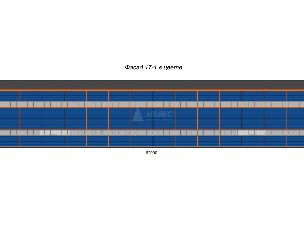 Планировка Производственный корпус из сэндвич-панелей -  фото 2