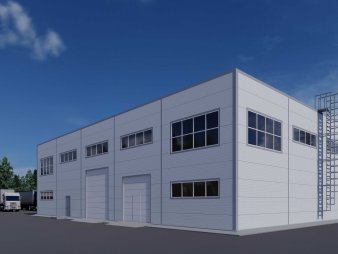 Производственное здание из сэндвич панелей