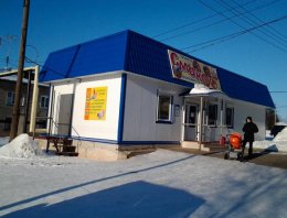 Здание магазина  из сэндвич-панелей, построенная компанией Альянс - Здание магазина , Магазин из сэндвич панелей