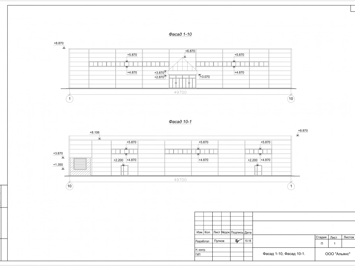 Планировка Магазин из сэндвич-панелей -  фото 4